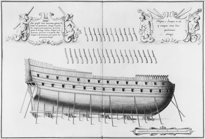 Profile of a vessel, illustration from the 